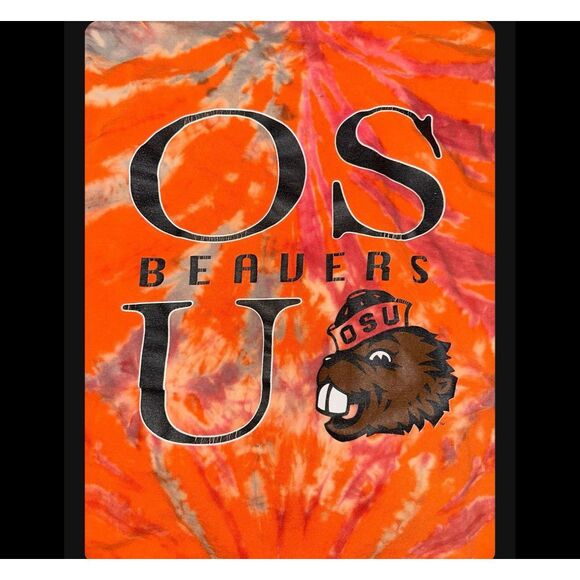 Vintage Oregon State Beavers Tie-Dye Long Sleeve - Picture 3 of 5